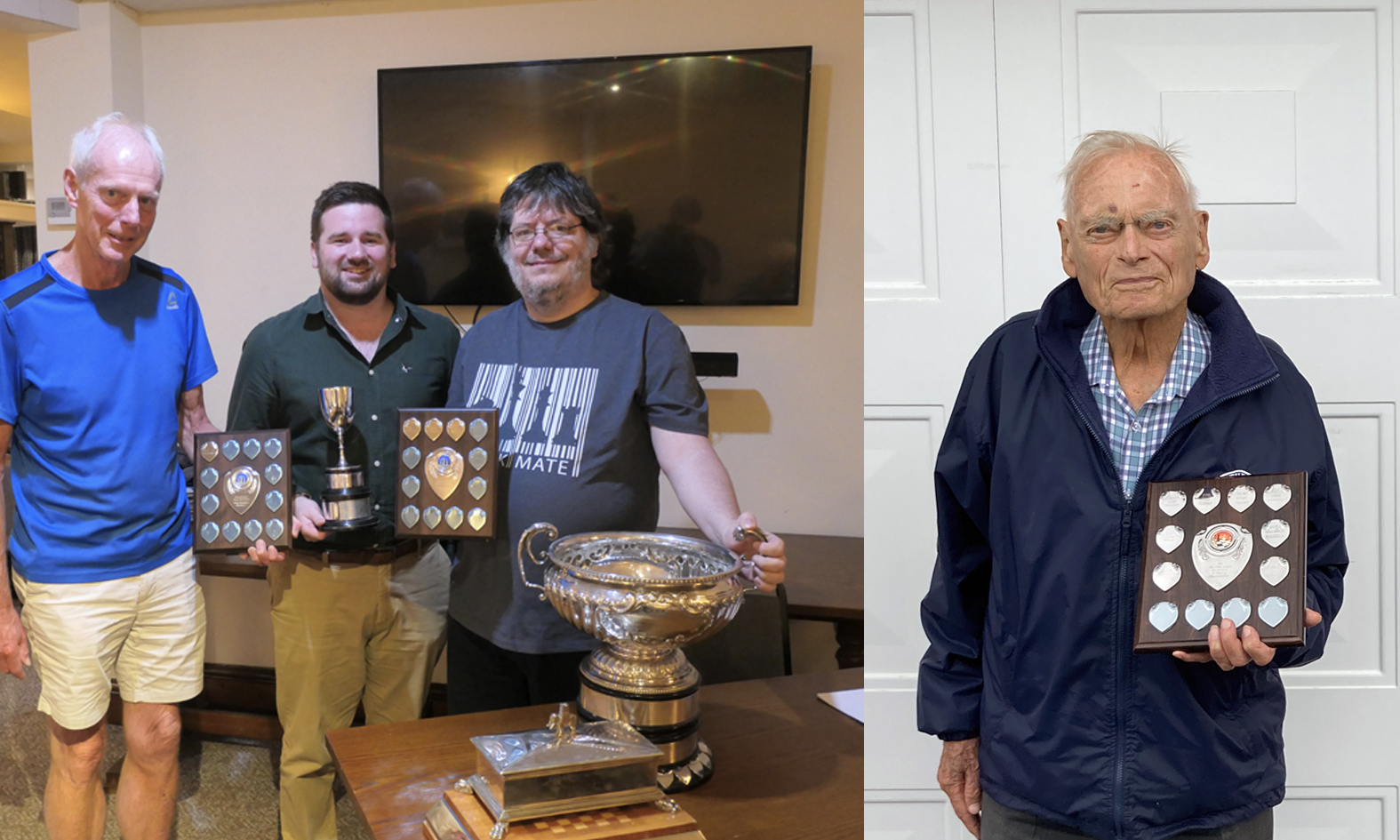2025 WCA Trophy winners and awardee. Picture credits: Ray Collett l, Paul Sharratt r)